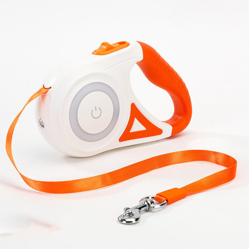 Dog Leash Retractable Leash and Dog Collar – Automatic Pet Traction Rope for Small & Medium Dogs
