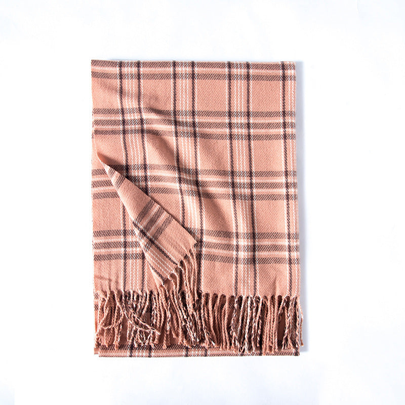 Women's Soft Printed Imitation Cashmere Scarf – Korean Style