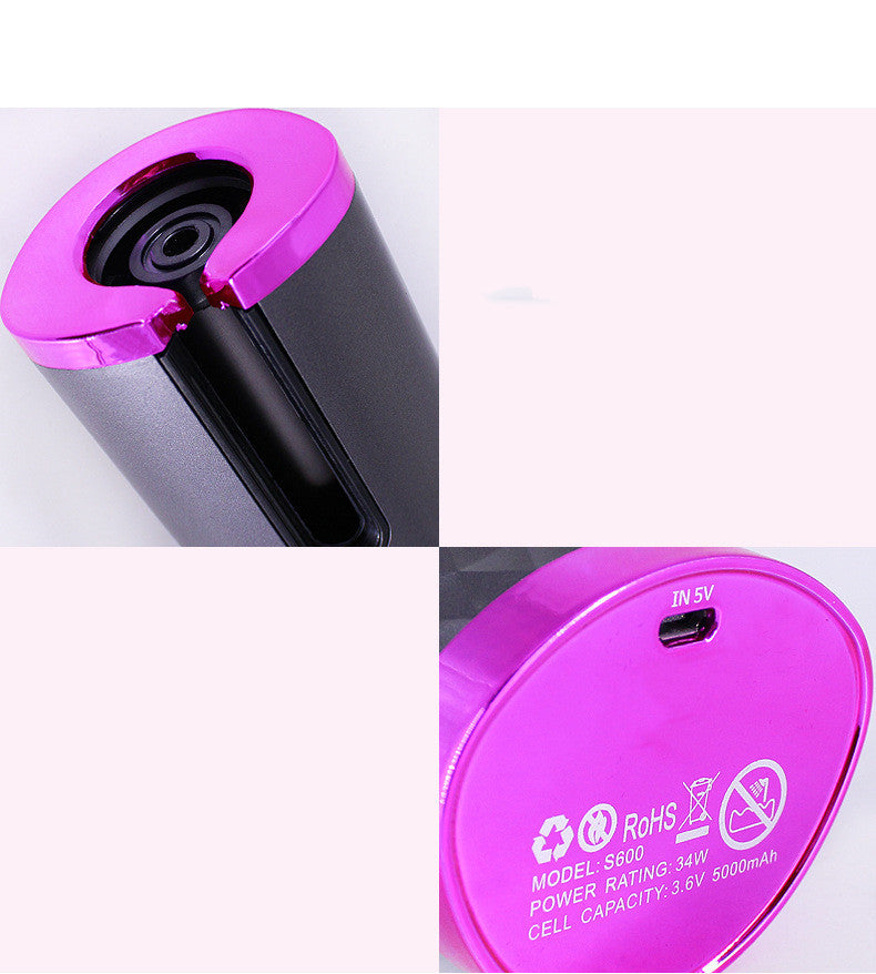 Unbound Rechargeable Automatic Hair Curler – Cordless Ceramic Curling Wand