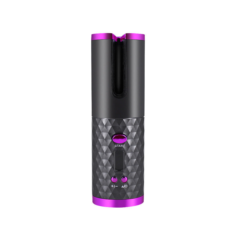 Unbound Rechargeable Automatic Hair Curler – Cordless Ceramic Curling Wand