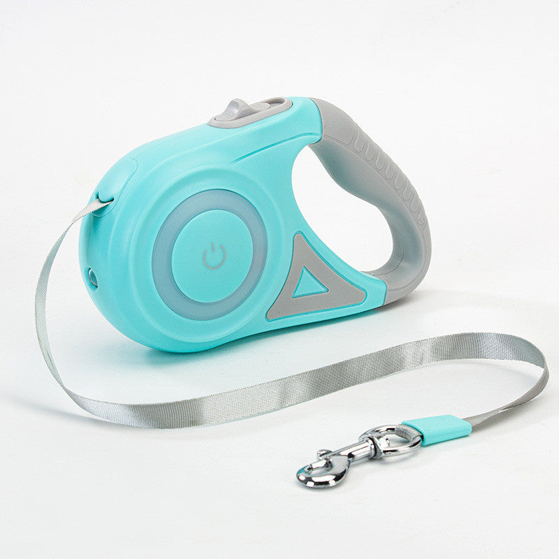 Dog Leash Retractable Leash and Dog Collar – Automatic Pet Traction Rope for Small & Medium Dogs