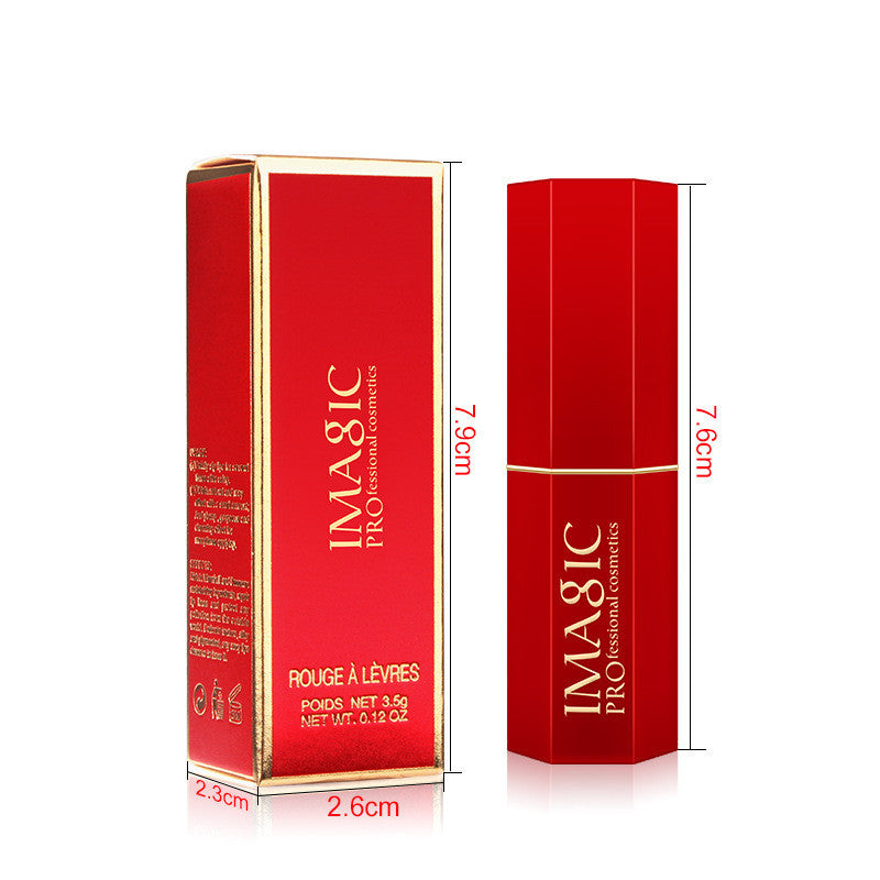 Red Tube Lipstick Series – Matte Mist Lip Balm, Long-Lasting, Waterproof, Non-Drying