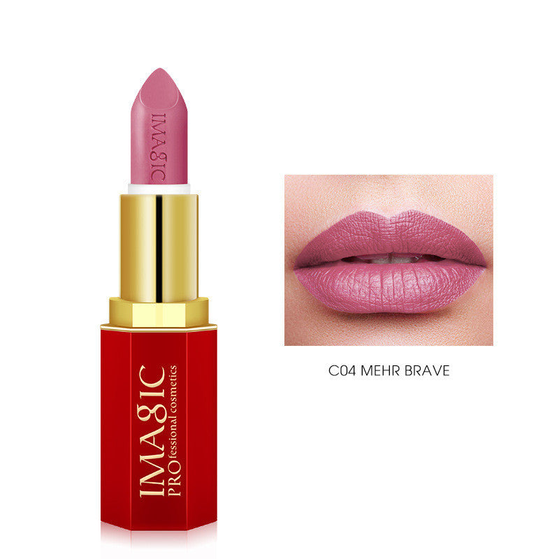 Red Tube Lipstick Series – Matte Mist Lip Balm, Long-Lasting, Waterproof, Non-Drying