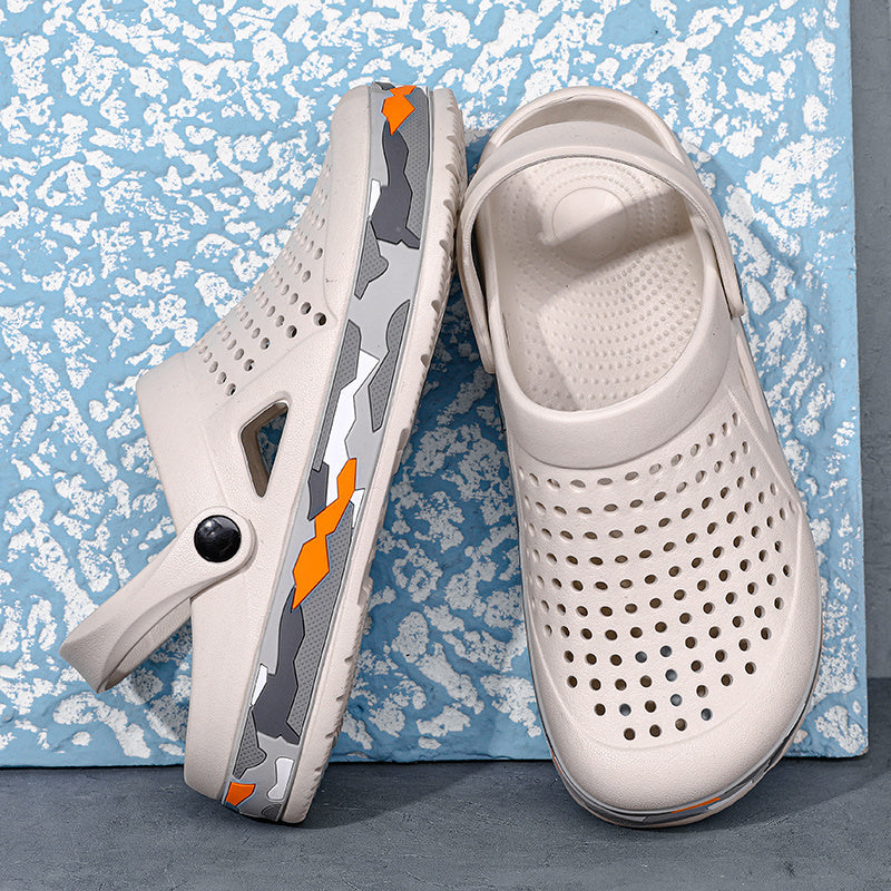 Men’s Summer Hole Shoes – Breathable Non-Slip Sandals | GrabliWorld