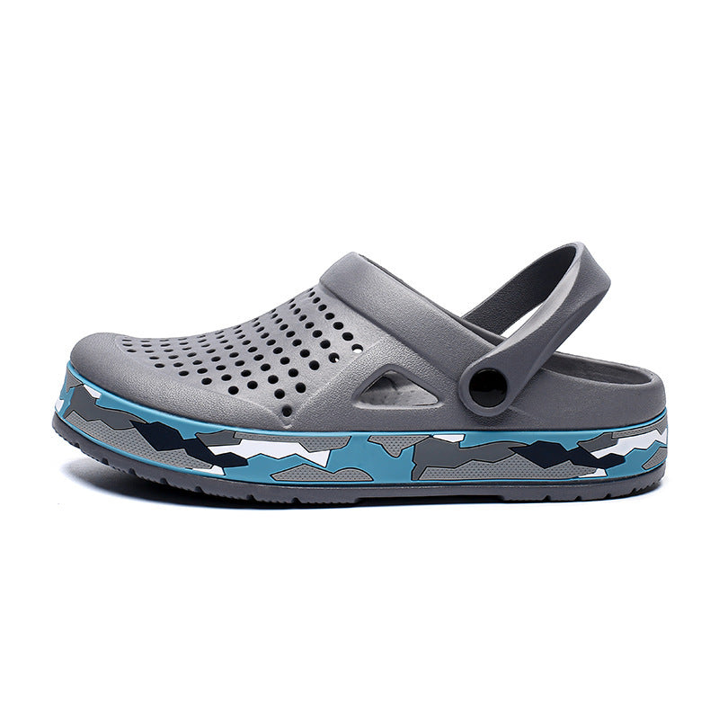 Men’s Summer Hole Shoes – Breathable Non-Slip Sandals | GrabliWorld