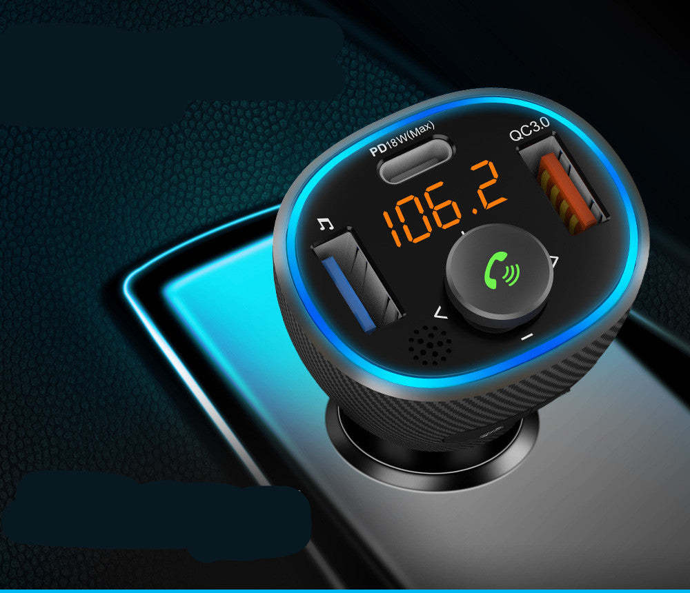 Car Music Rhythm Atmosphere Light – Bluetooth MP3 Player with PD20W + QC3.0 Charging