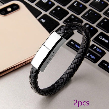 Bracelet Charger – USB Charging Cable Bracelet for iPhone, Android & USB-C Devices