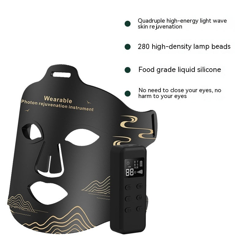 Infrared Phototherapy Beauty Apparatus – LED Color Light Skin Rejuvenation Mask