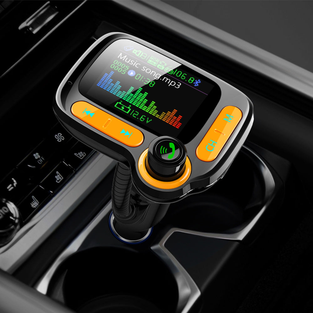 Car Bluetooth Multi-Function Player – Large Color Screen & QC 3.0 Fast Charging