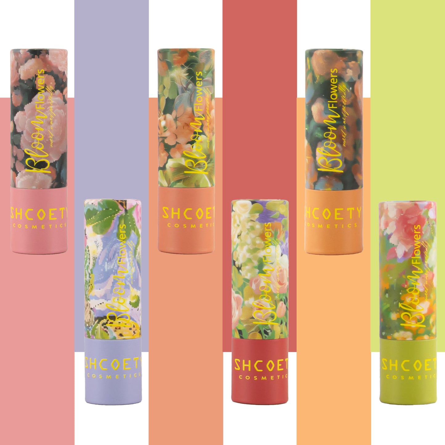 6-Piece Nourishing Long-Lasting Lipstick Set – Exfoliating & Discoloration-Resistant Formula