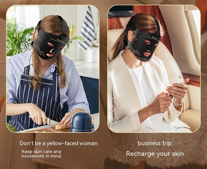 Infrared Phototherapy Beauty Apparatus – LED Color Light Skin Rejuvenation Mask