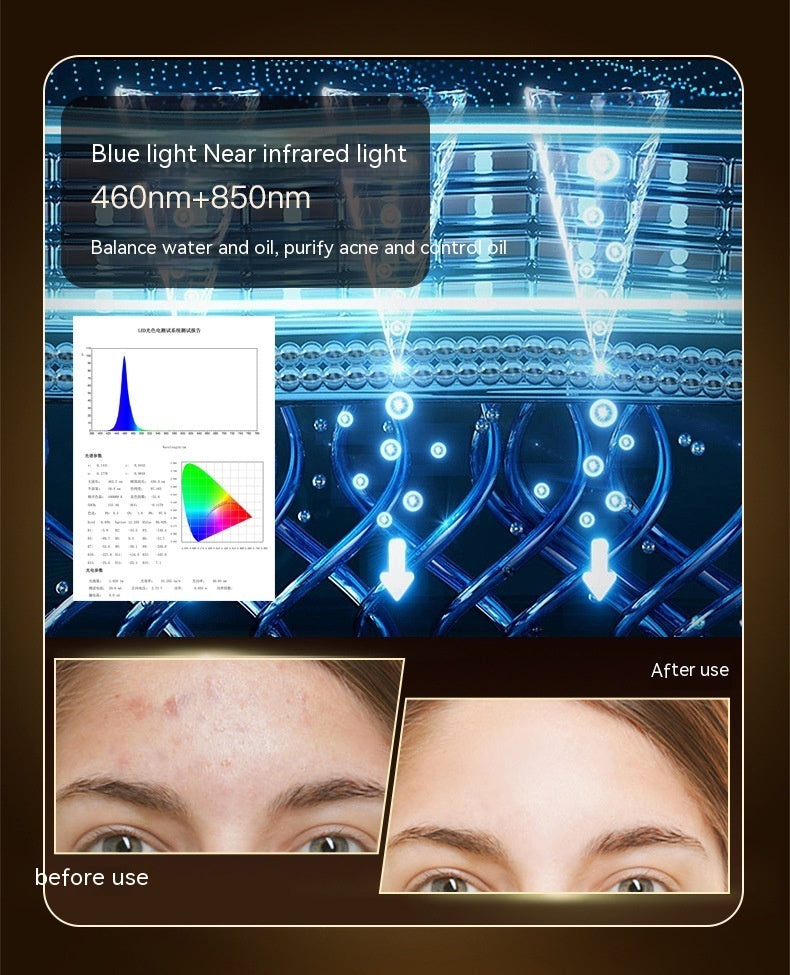 Infrared Phototherapy Beauty Apparatus – LED Color Light Skin Rejuvenation Mask
