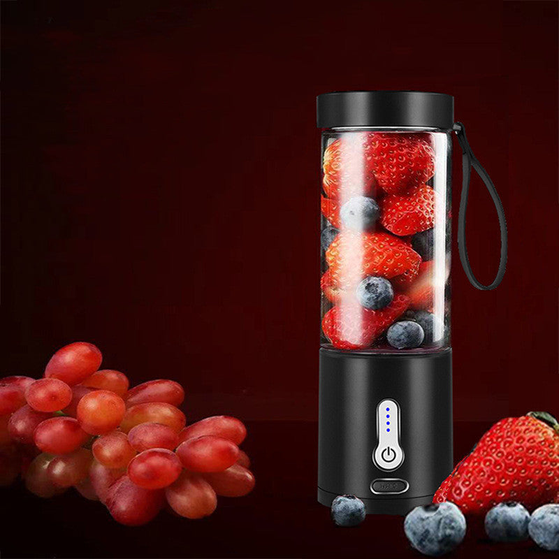 Portable Rechargeable Blender – 530ML – Type-C USB – 6 Blades – For Shakes, Smoothies & Ice Crushing
