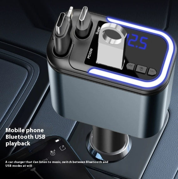 Starry Sky Car Charger 120W Mobile Phone Flexible Wire Car Usb Cigarette Lighter