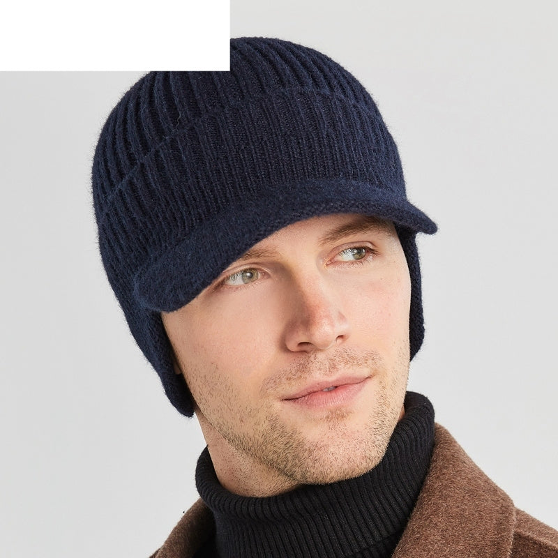 Men's And Women's Woolen Outdoor Cycling Warm And Windproof Hat