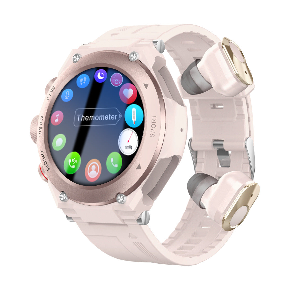 Bluetooth Smart Watch with Call Function – Touch Screen & Health Monitoring