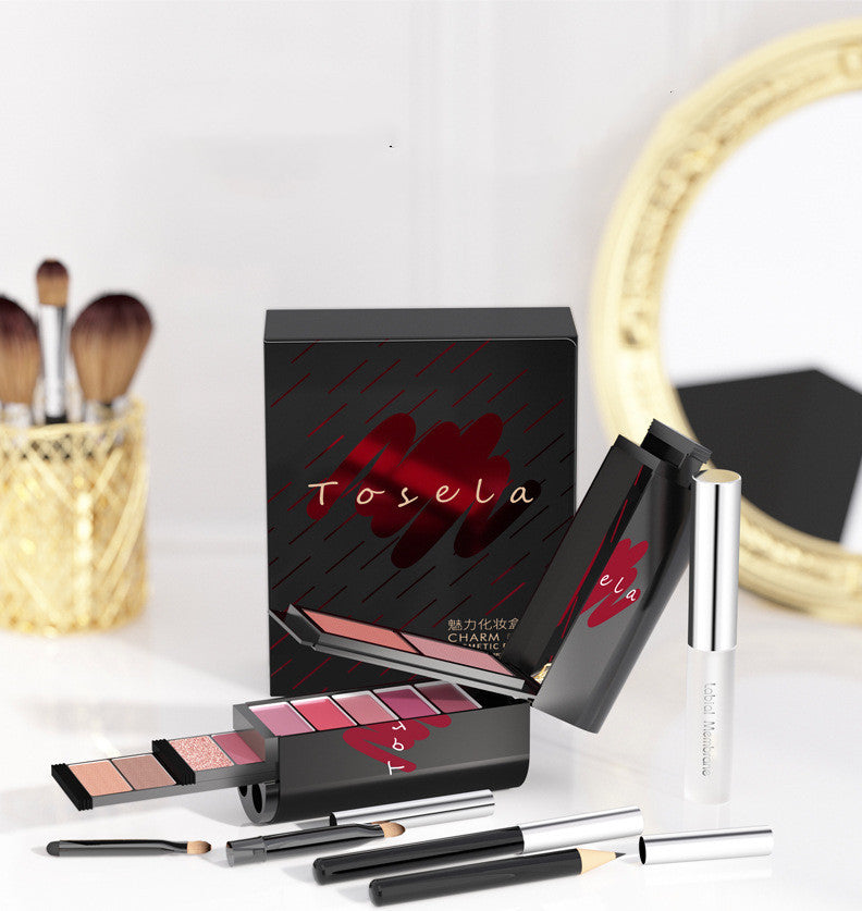 Beauty Kit – Multicolor Eye Shadow, Blush & Lipstick Set