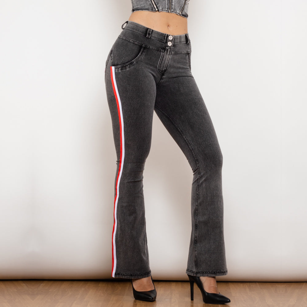 Melody Push-Up Skinny Jeans – Sculpting Flare Fit Denim for Women