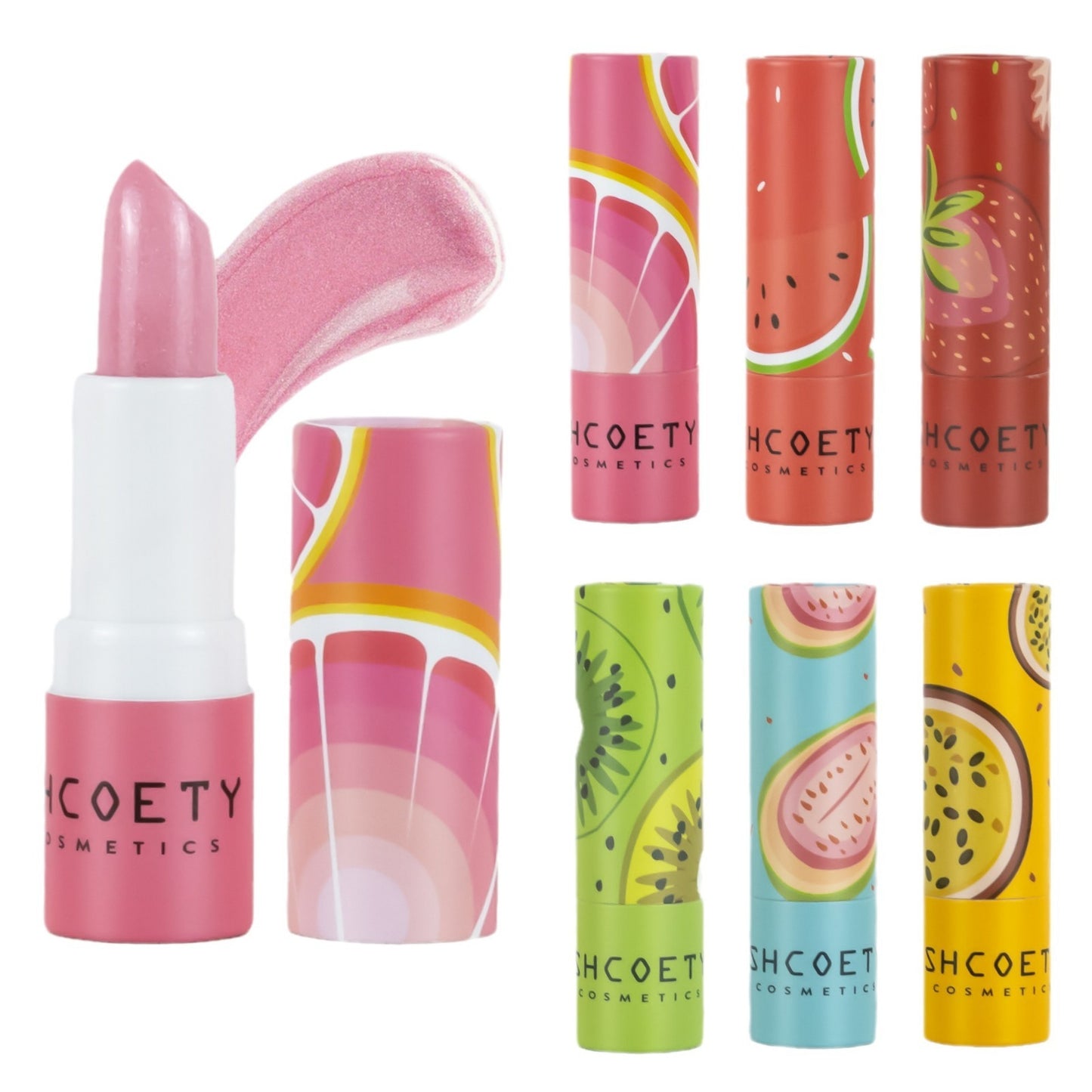 6-Piece Nourishing Long-Lasting Lipstick Set – Exfoliating & Discoloration-Resistant Formula