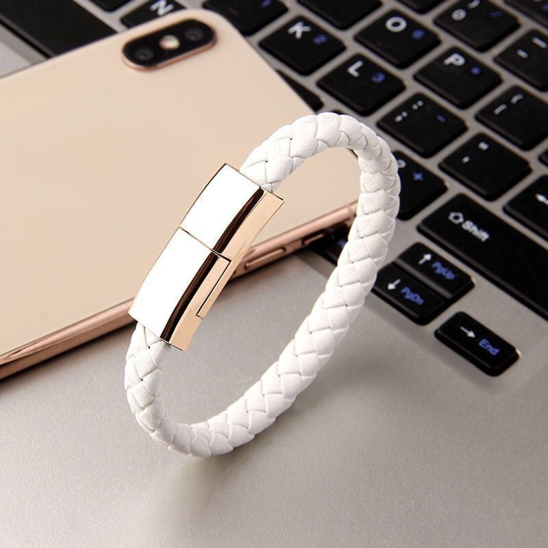 Bracelet Charger – USB Charging Cable Bracelet for iPhone, Android & USB-C Devices