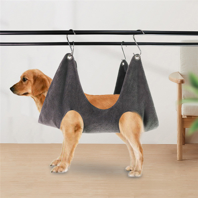 Multifunctional Dog Grooming Hammock – Nail Trimming & Bathing Aid