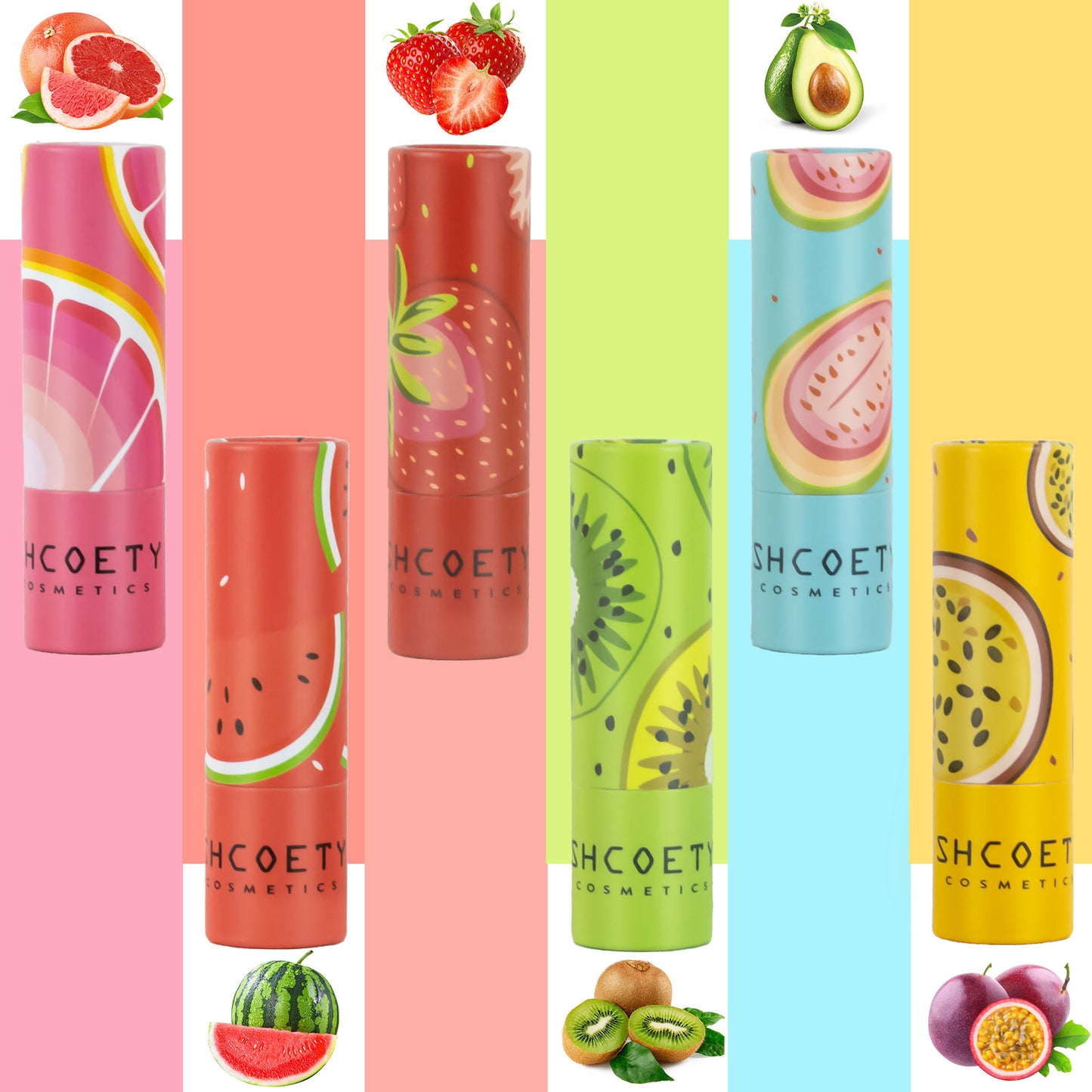 6-Piece Nourishing Long-Lasting Lipstick Set – Exfoliating & Discoloration-Resistant Formula