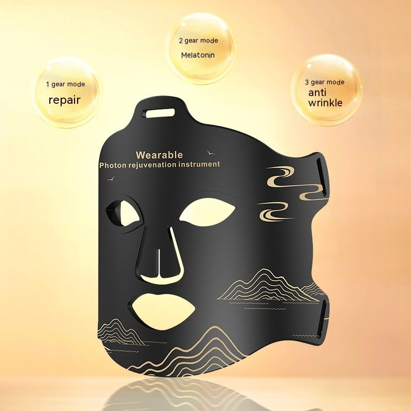 Infrared Phototherapy Beauty Apparatus – LED Color Light Skin Rejuvenation Mask