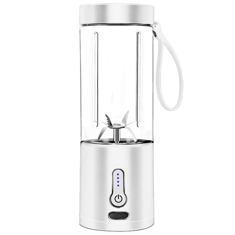 Portable Rechargeable Blender – 530ML – Type-C USB – 6 Blades – For Shakes, Smoothies & Ice Crushing