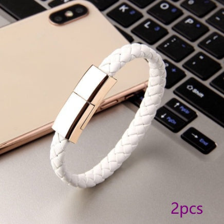 Bracelet Charger – USB Charging Cable Bracelet for iPhone, Android & USB-C Devices