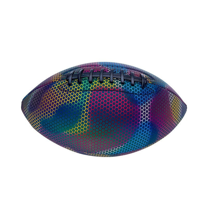 Size 9 American Glowing Rugby A Dult Youth Training Game Ball Luminous Light Up Reflective Rugby Standard Size