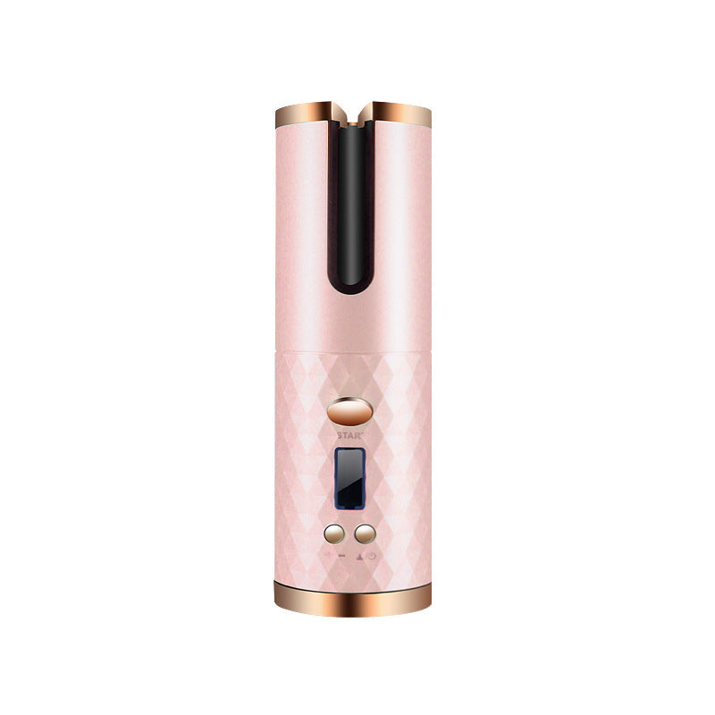 Unbound Rechargeable Automatic Hair Curler – Cordless Ceramic Curling Wand