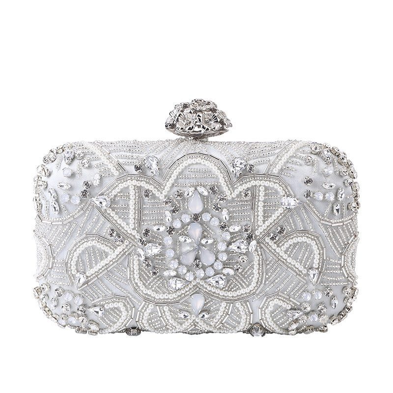 Women's European And American Style Party Bag With Diamonds