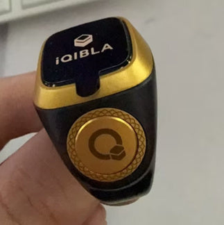 iQIBLA Smart Zikr Ring – Bluetooth Tasbih Counter with OLED Display & Prayer Time Reminder