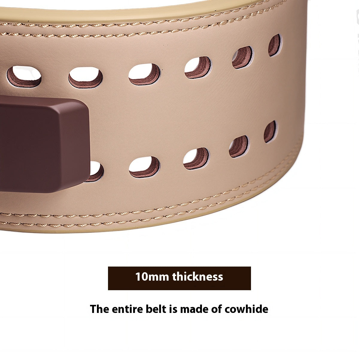 Full Leather Fitness Belt (Gym/sports)