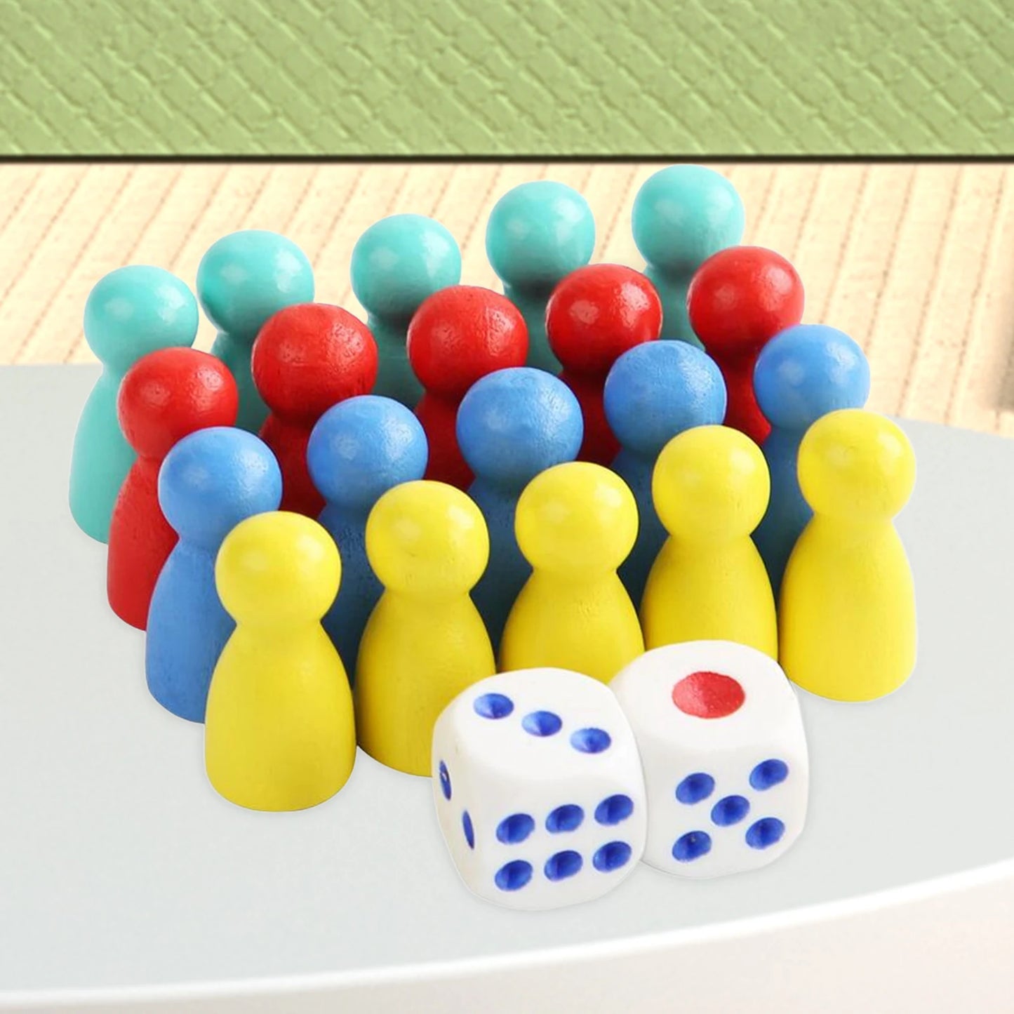 Board Game Ludo Set Parent Child Strategy Interaction with Foldable Board Travel Family Table Game for Kids Party/Social Game