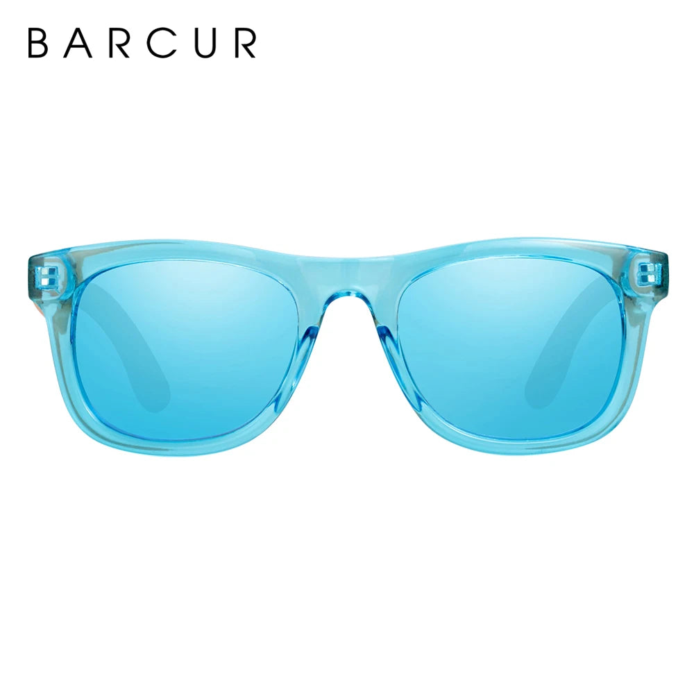 BARCUR Polarized Sunglasses for Boys and Girls Fashion Wood Sunglasses UV400 Sunglasses