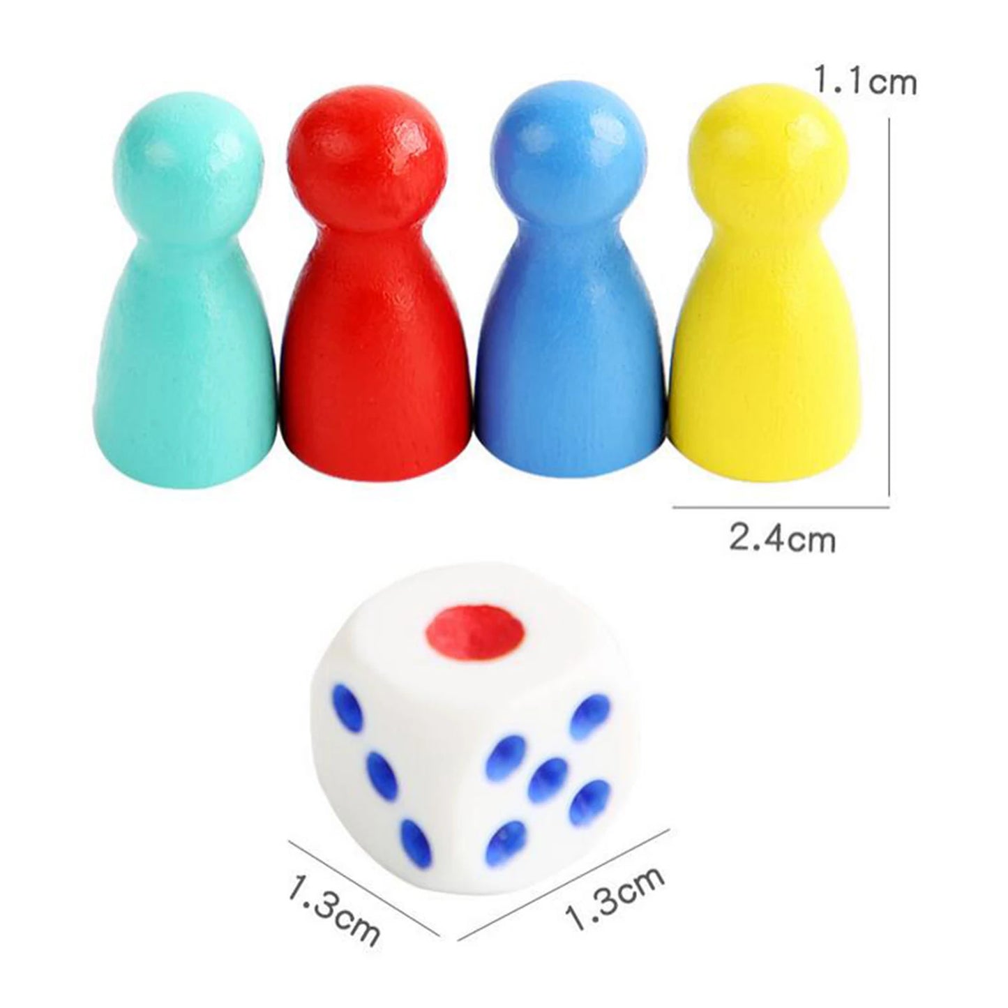 Board Game Ludo Set Parent Child Strategy Interaction with Foldable Board Travel Family Table Game for Kids Party/Social Game