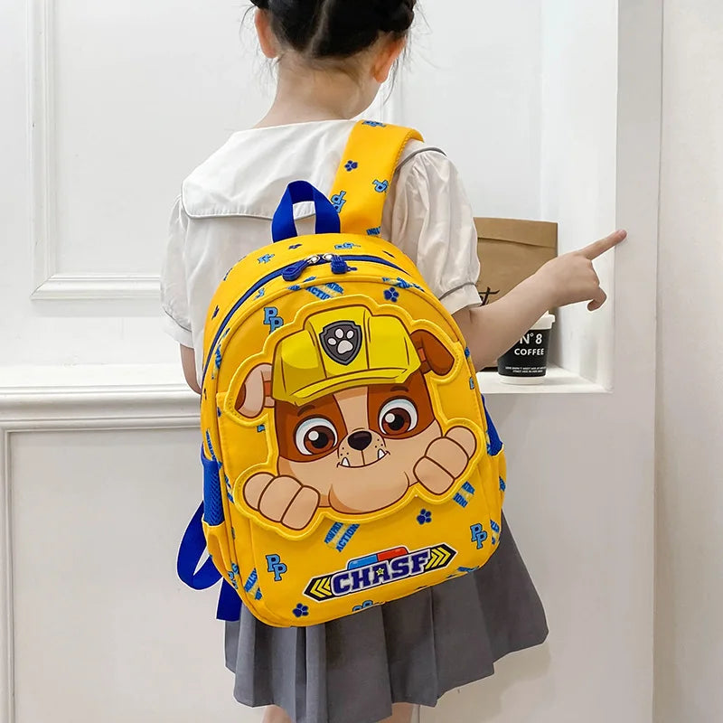 Paw Patrol dog Anime Figure Toy Children Patrulla Canina Backpack Skye Chase Boys Girls Puppy Patrol Doll Birthday Gift