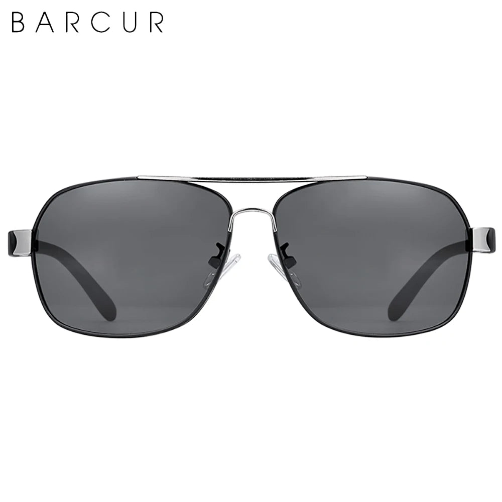 BARCUR Polarized Men Sun Glasses For Driving Durable Sunglasses Eyewear UV400 Gafas Oculos De Sol