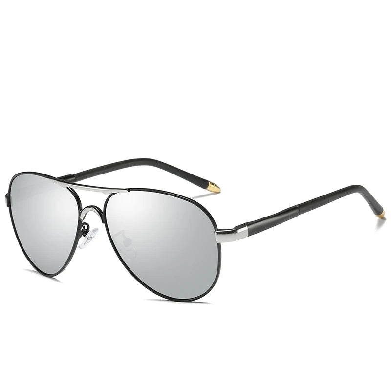 BARCUR Men Pilot Sunglasses Aviation UV400 Polarized Sun Glasses Women Eyewear Gafas De Sol Shades