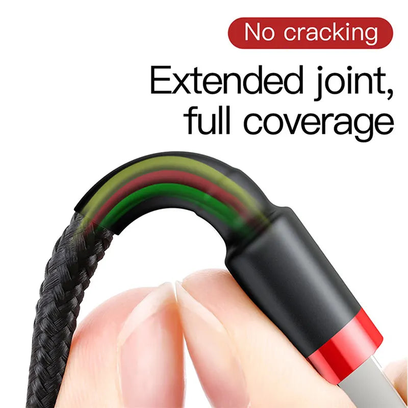 كابل USB من Baseus لأجهزة iPhone 12 11 Pro Max 8 X XR كابل شحن سريع لأجهزة iPhone كابل مزامنة بيانات USB كابل شاحن الهاتف سلك سلك