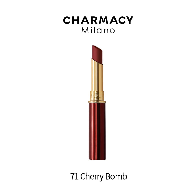 CHARMACY New Colors Waterproof Velvet Lipstick Easy To Wear Water-resistant Lip Stick Long-Lasting Matte Lip Makeup Cosmetic