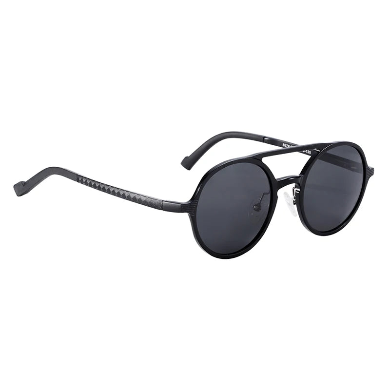 BARCUR Steampunk Polarized Sunglasses Men Light Weight Retro Vintage Women Sun Glasses for Men