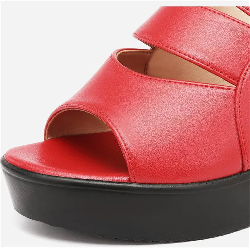 Women’s Wedge Heel Platform Sandals – Summer Comfort, Size 32–43