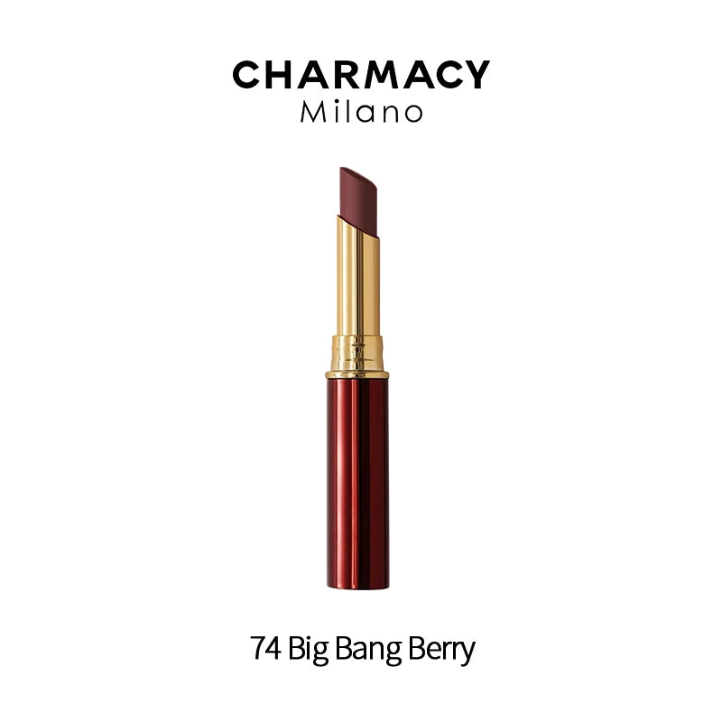 CHARMACY New Colors Waterproof Velvet Lipstick Easy To Wear Water-resistant Lip Stick Long-Lasting Matte Lip Makeup Cosmetic
