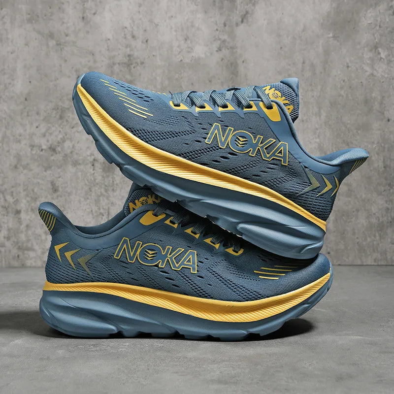 GrabliWorld Carbon Running Shoes – Shock Absorption Lightweight Trainers for Men & Women