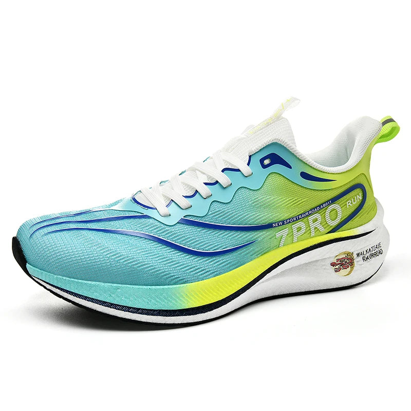 2024 New Comfortable New Carbon Plate Breathable Casual Fashionable Men's Lightweight Fly-knitting Sports Running Shoes
