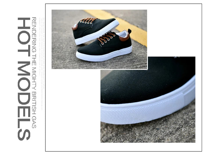 Italian Canvas Shoes For Men Large Size 47 48 Vulcanized Sneakers Slip On Men's Plimsoll Male Trainers Trend Summer Sports Shoes