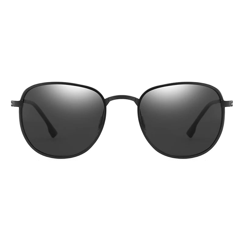BARCUR New Aluminum Hexagon Design Sunglasses Men Polarized Sun Glasses for Women Goggle Oculos de sol masculino