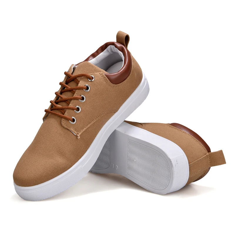 Italian Canvas Shoes For Men Large Size 47 48 Vulcanized Sneakers Slip On Men's Plimsoll Male Trainers Trend Summer Sports Shoes